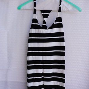 Bebe Stretch Long Twisted T-Shirt Dress